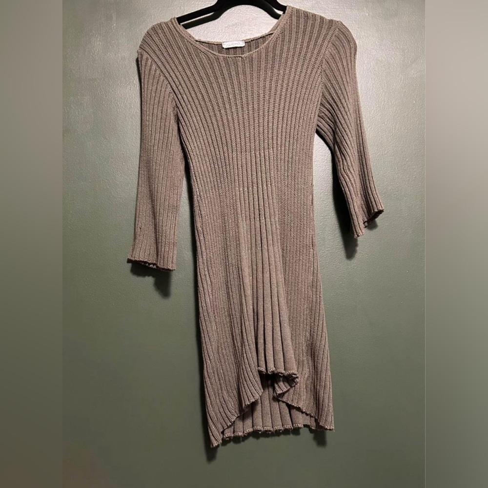 Zazies grey/green knit dresss